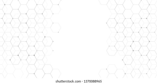 Banner background with an abstract connections design