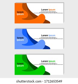 Banner background. Abstract design banners. Modern Banner Design