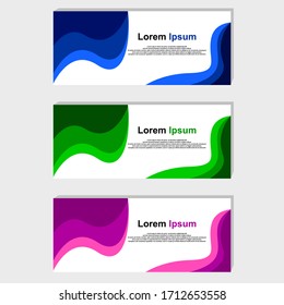 Banner background. Abstract design banners. Modern Banner Design