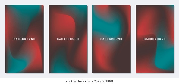 Banner background abstract gradiet set for content