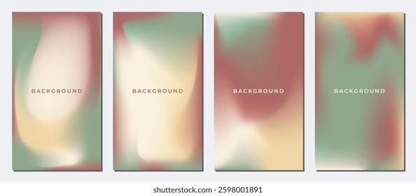 Banner background abstract gradiet set for content