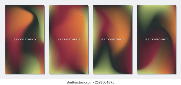 Banner background abstract gradiet set for content