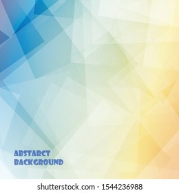 Banner background with an abstract low poly design