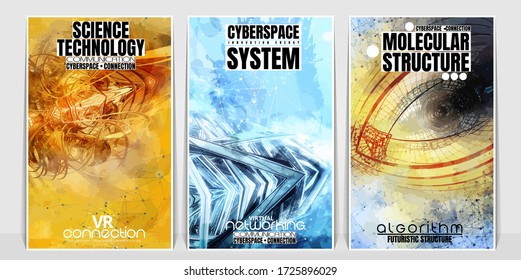 Banner background of abstract technology digital hi tech concept 