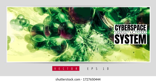 Banner background of abstract technology digital hi tech concept 