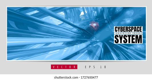Plano de fundo de banner de tecnologia abstrata digital conceito de alta tecnologia 