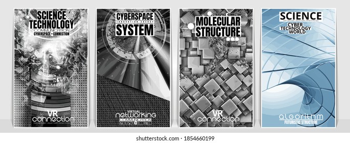 Banner-Hintergrund des abstrakten digitalen Hightech-Konzepts 