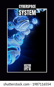 Banner background of abstract technology digital hi tech concept 