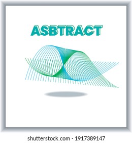 banner background of abstract wave stroke, minimalist poster design