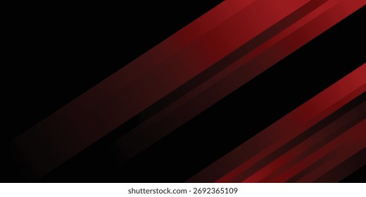 Banner background. black. red gradation. bright. abstarct . slash line. memphis abstract geometric eps10