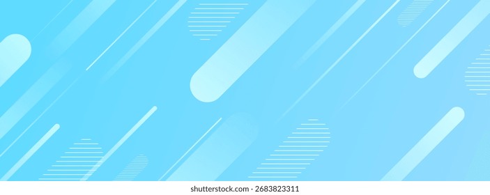 Banner Hintergrund blaue Abstufungen Schrägstrich shape.abstract memphis.vector eps 10