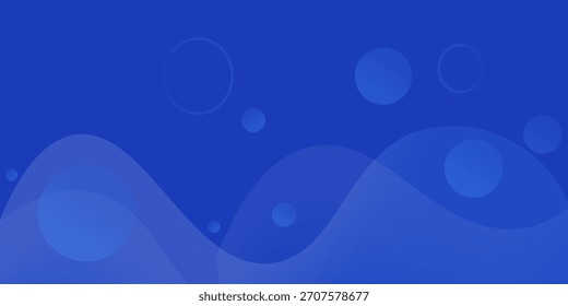 Banner Hintergrund blaue Abstufungen Welle Form abstrakte memphis.vector eps