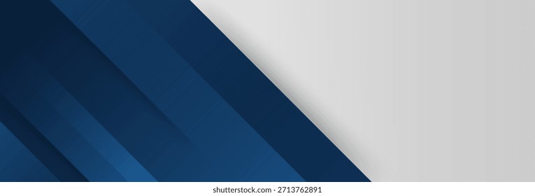 banner background with blue and grey diagonal layers and clean modern style.