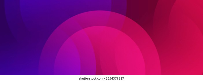 Banner Hintergrund blau und rot Abstufungen .abstrakte memphis.circl Form