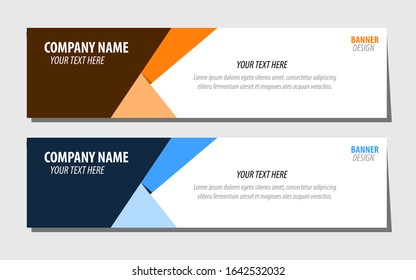 Banner background business modern design