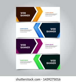 Banner background business template.modern design