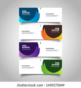 Banner background business template.modern design