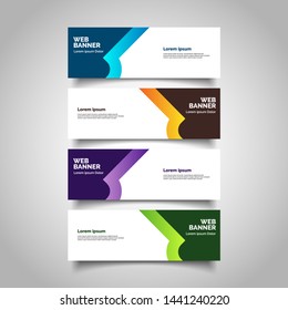 Banner background business template.modern design