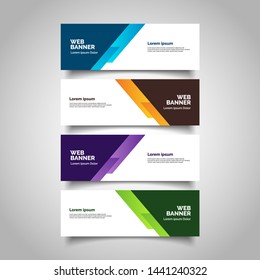 Banner background business template.modern design