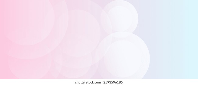 banner background. colorful. blue and pink gradation. cirlcle pattern. pastel colro.memphis abstract. modern eps10