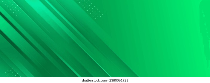 banner background. colorful. bright green gradation. slash effect. pattern. abstract memphis . eps 10