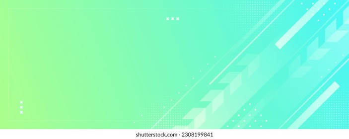 banner background. colorful collection, white, bright green gradation, abstract slashes