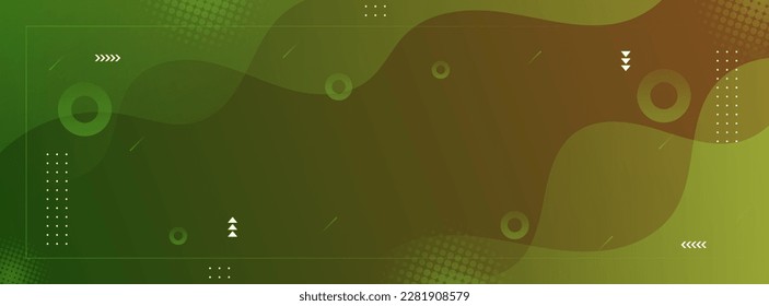 banner background. colorful, elegant gradation, halftone, wave effect	
