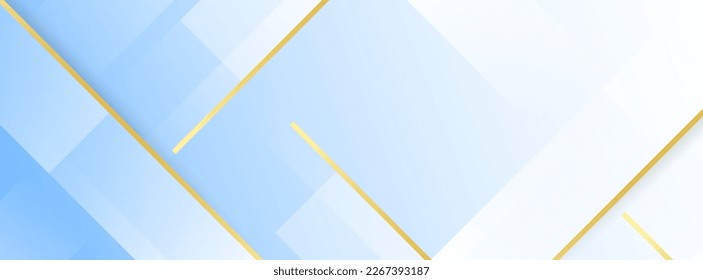 fondo del cartel. colorido, efecto de gradación estilo de línea dorada elegante azul y blanco