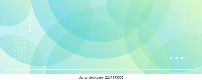 banner background. colorful, gradient effect green white circle transparency eps 10