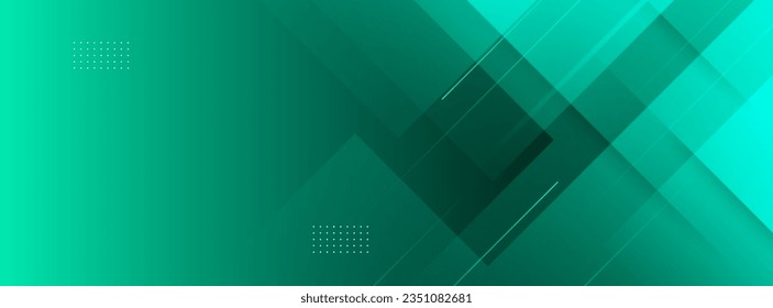 banner background. colorful, green gradation. abstract