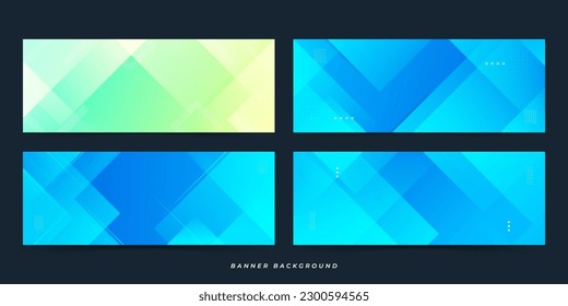 Bannerhintergrund. bunt, leicht abgestuft, 4 Kollektionen