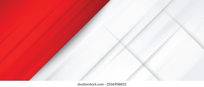 banner background. colorful. red gradation. combination gray and white silver. abstract . eps 10