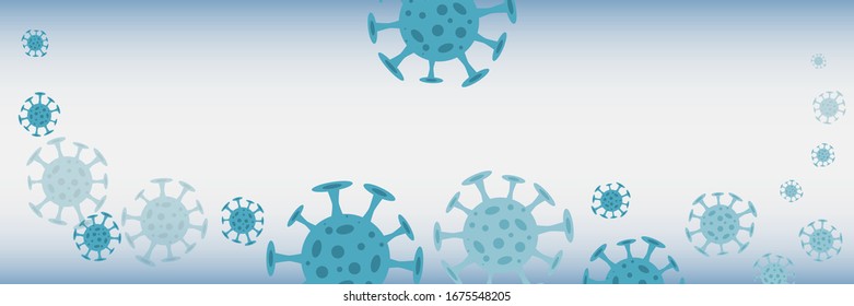 Pancarta, concepto de fondo sobre el brote de coronavirus en 2020. Coronavirus mundial China Influenza Coronavirus respiratorio patógeno China