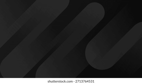 Banner background with dark black abstract shapes and soft gradient.