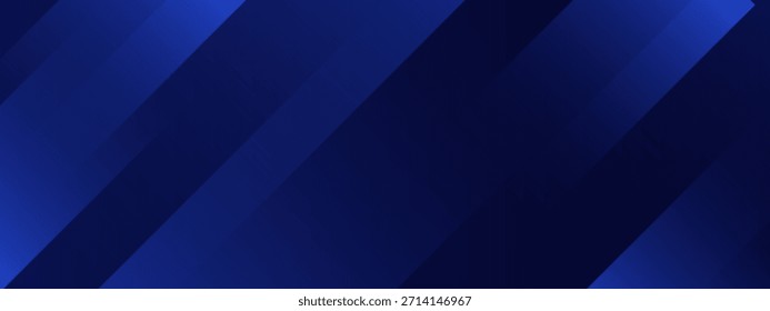 Fondo de Anuncio con rayas diagonales de color azul oscuro y gradiente suave.