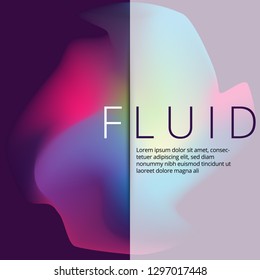 Banner background design. Colored modern abstract template