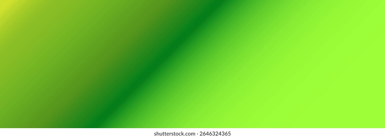 Banner background design concept of green gradient colors isolated - vector illustration
