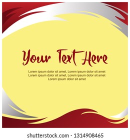 Banner or background design, editable template in eps.10. Creative, simple and easy to use