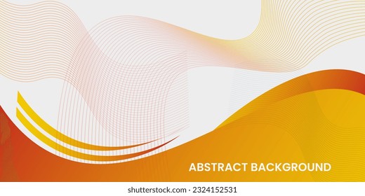 Banner background design with geometric fluid and liquid shape and gradient color and with design elements