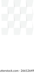 Diseño de fondo de Anuncio. Patrón de Formas geométricas. Papel doblado de textura abstracta blanca. Plantillas web modernas.