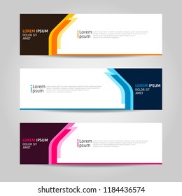 Banner background design. modern abstract template. 