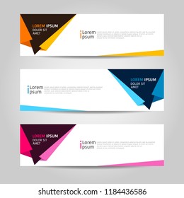 Banner background design. modern abstract template. 