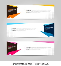 Banner background design. modern abstract template. 