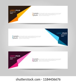 Banner background design. modern abstract template. 