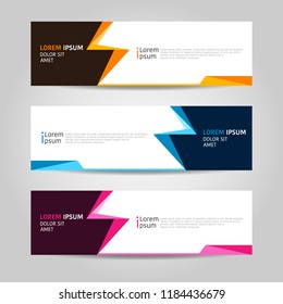 Banner background design. modern abstract template. 