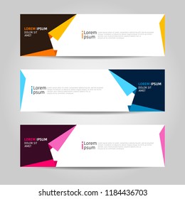 Banner background design. modern abstract template. 