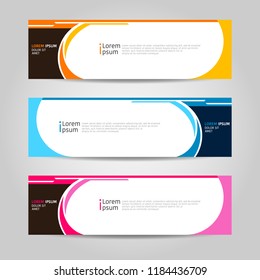 Banner background design. modern abstract template. 