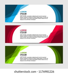 Banner background design. Modern web template design
