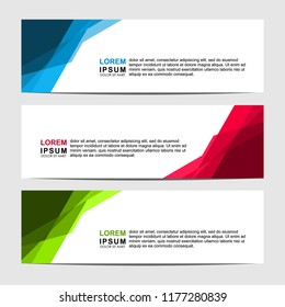 Banner background design. Modern web template design