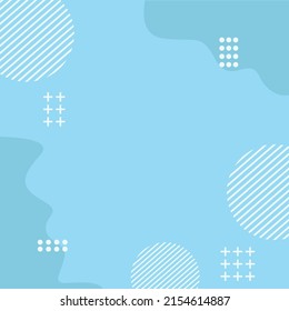 Banner background design with vector format. Blue and white colors.